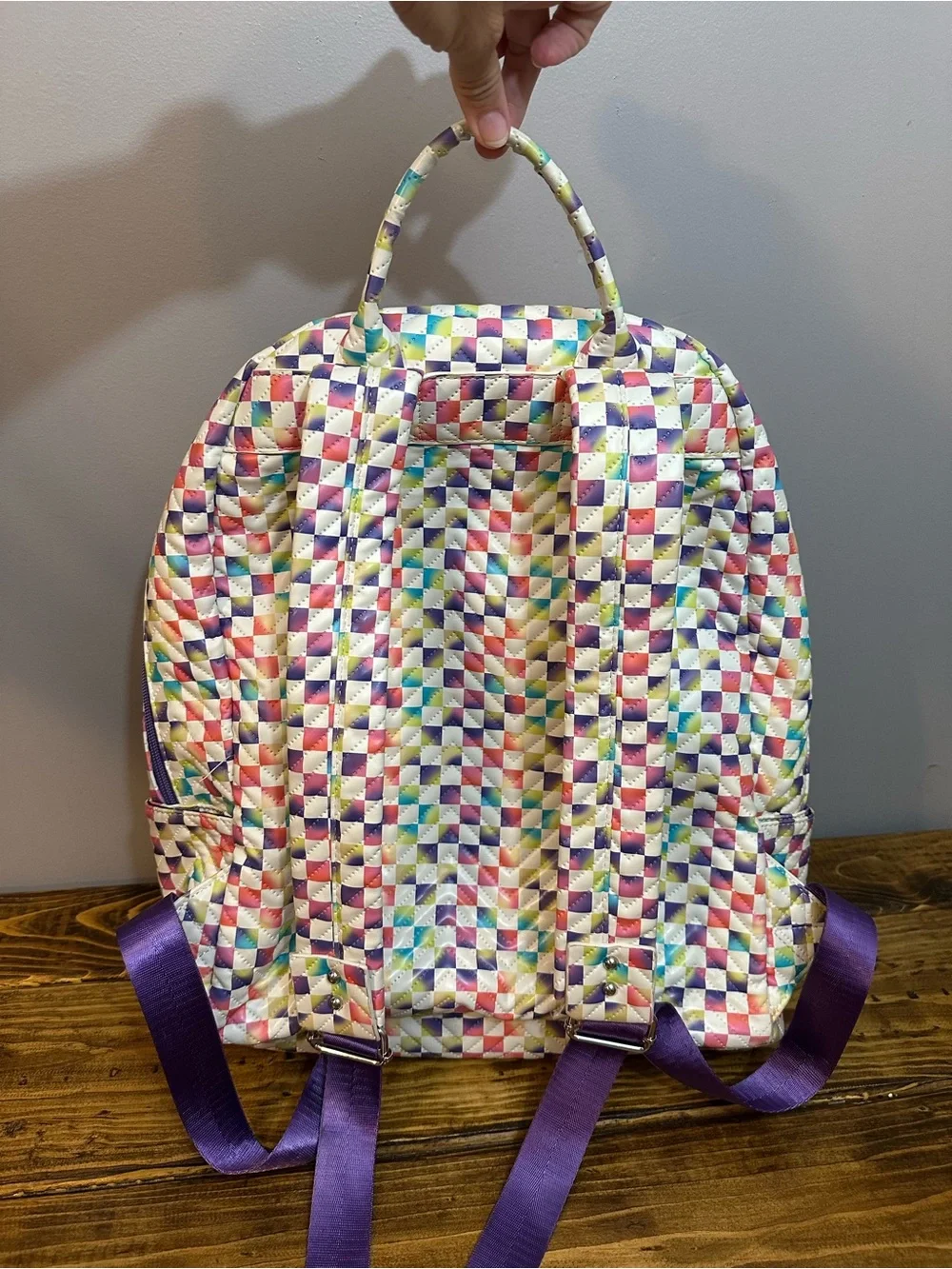 Girls Colorful Smily Face Backpack